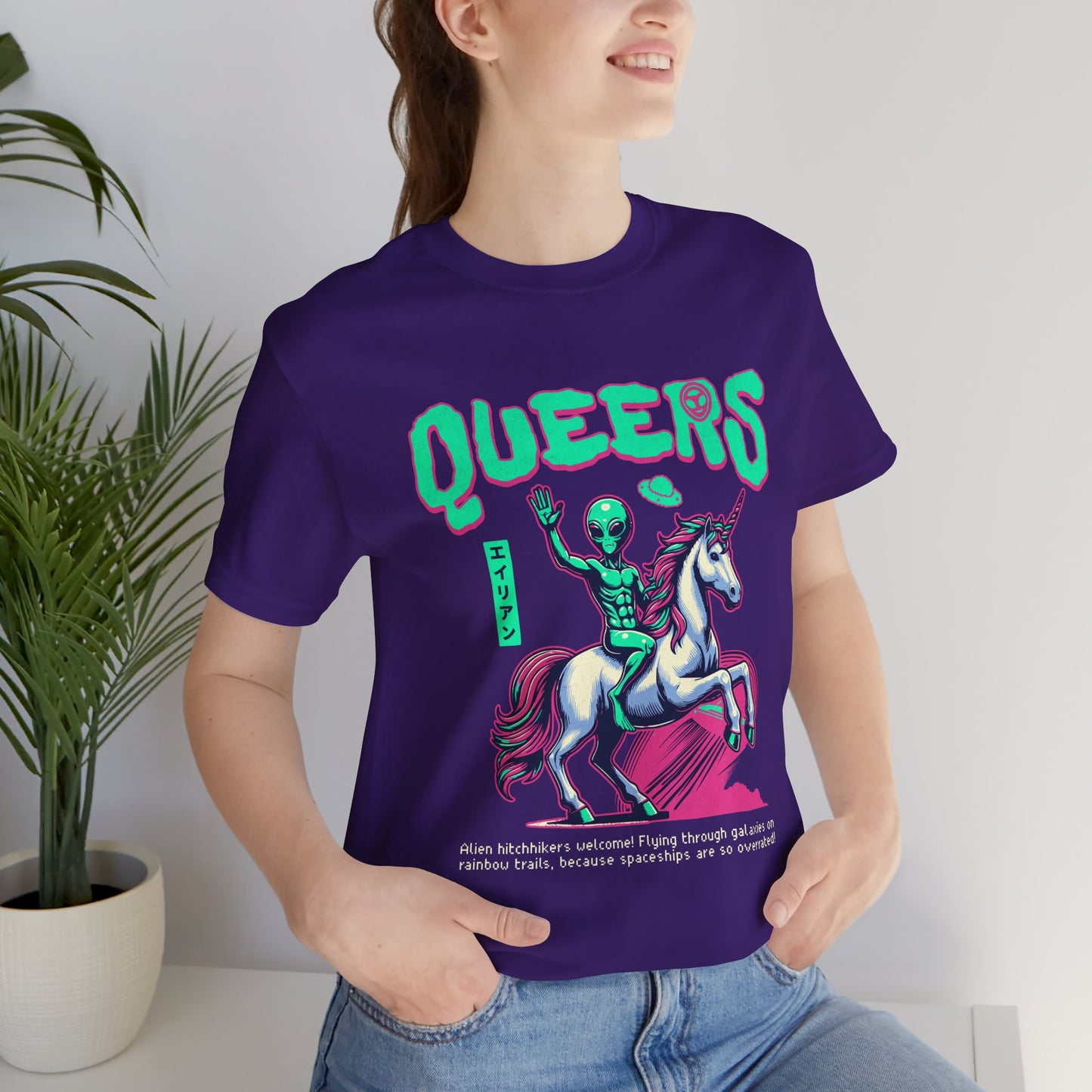 Unisex - Alien And Unicorn