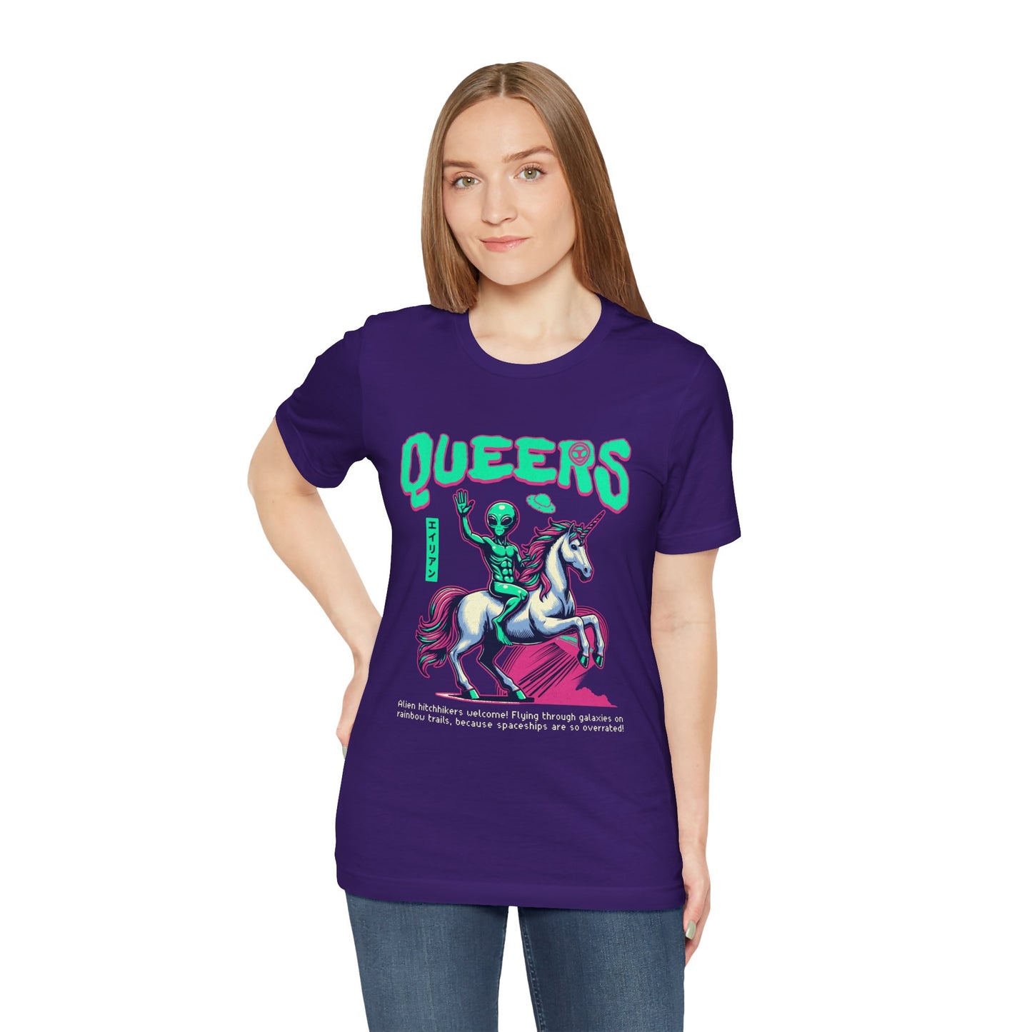 Unisex - Alien And Unicorn