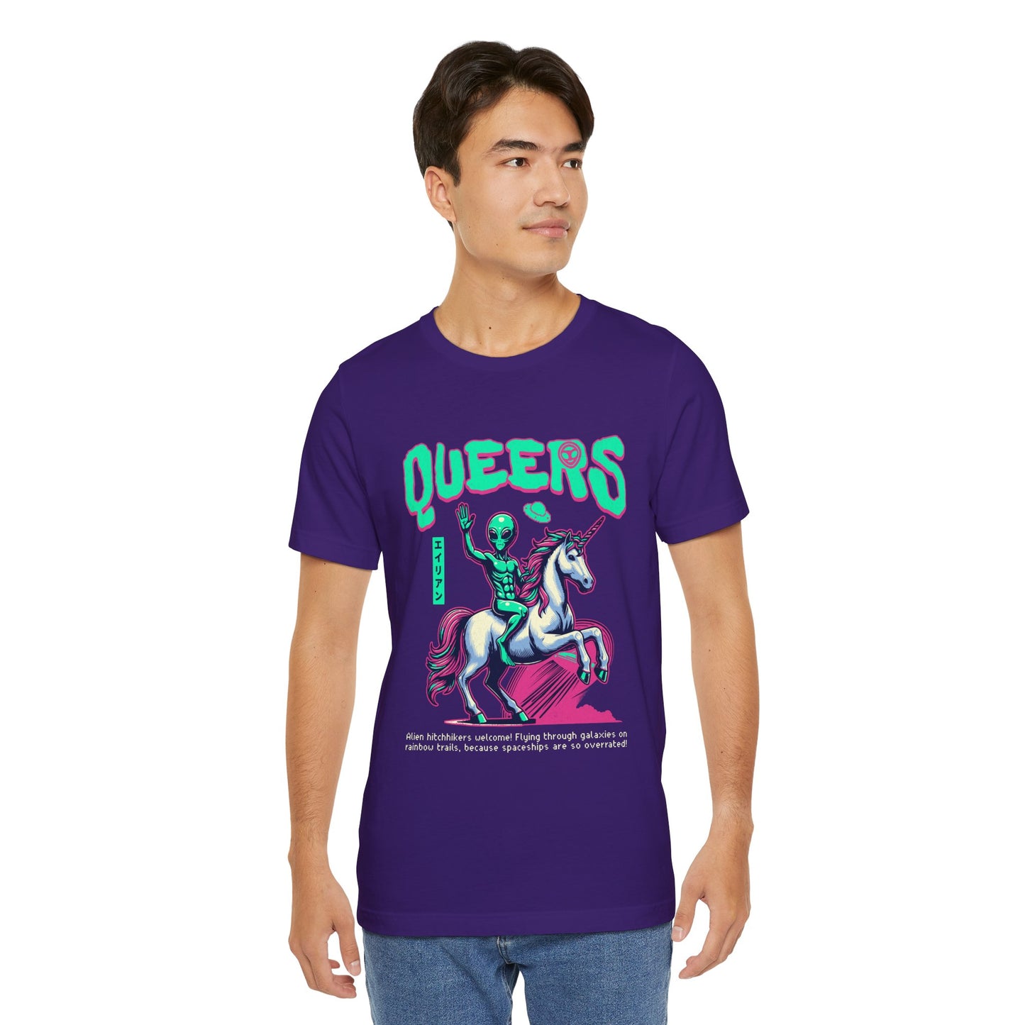 Unisex - Alien And Unicorn