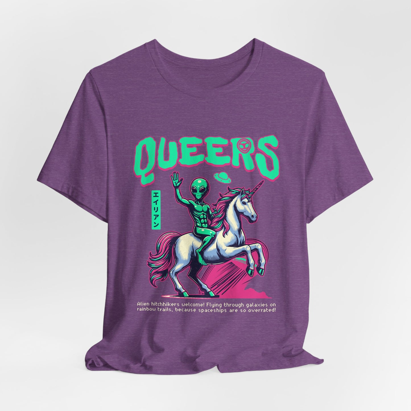 Unisex - Alien And Unicorn