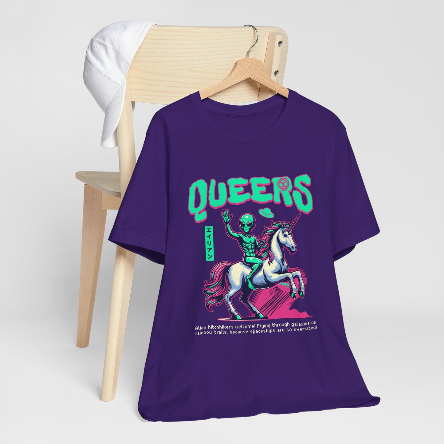 Unisex - Alien And Unicorn